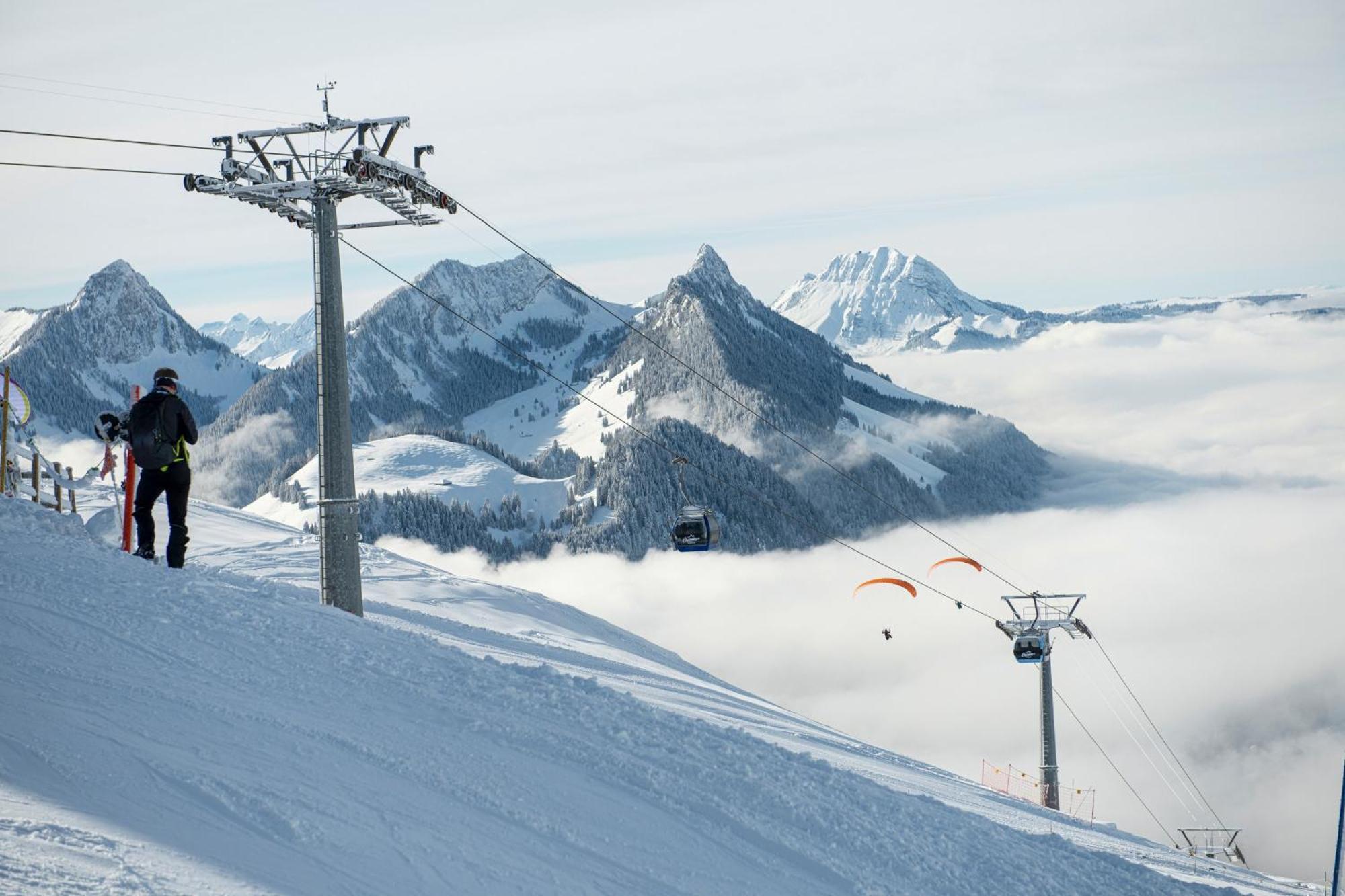 Residence Le Sapin & Bains De La Gruyere シャルメ エクステリア 写真