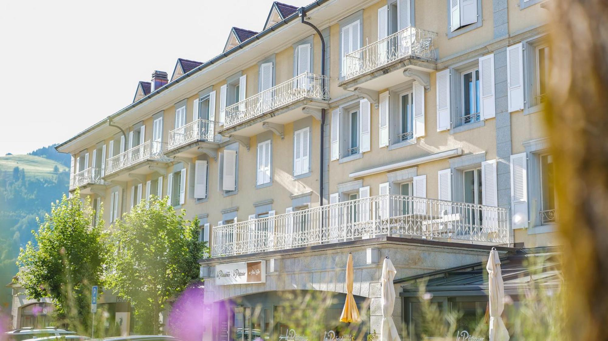 Residence Le Sapin & Bains De La Gruyere シャルメ エクステリア 写真