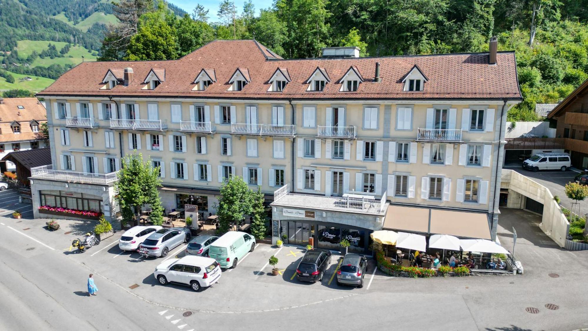 Residence Le Sapin & Bains De La Gruyere シャルメ エクステリア 写真
